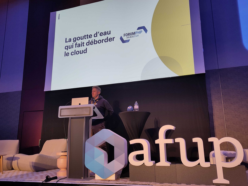 Photo de Julien lors de son talk