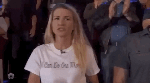 An animated image of a girl clapping her hands and saying “Let’s go!”