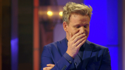 An animated image of Gordon Ramsay facepalming.