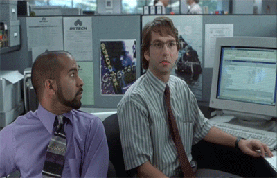 An animated image of two mans saying “That was easy”