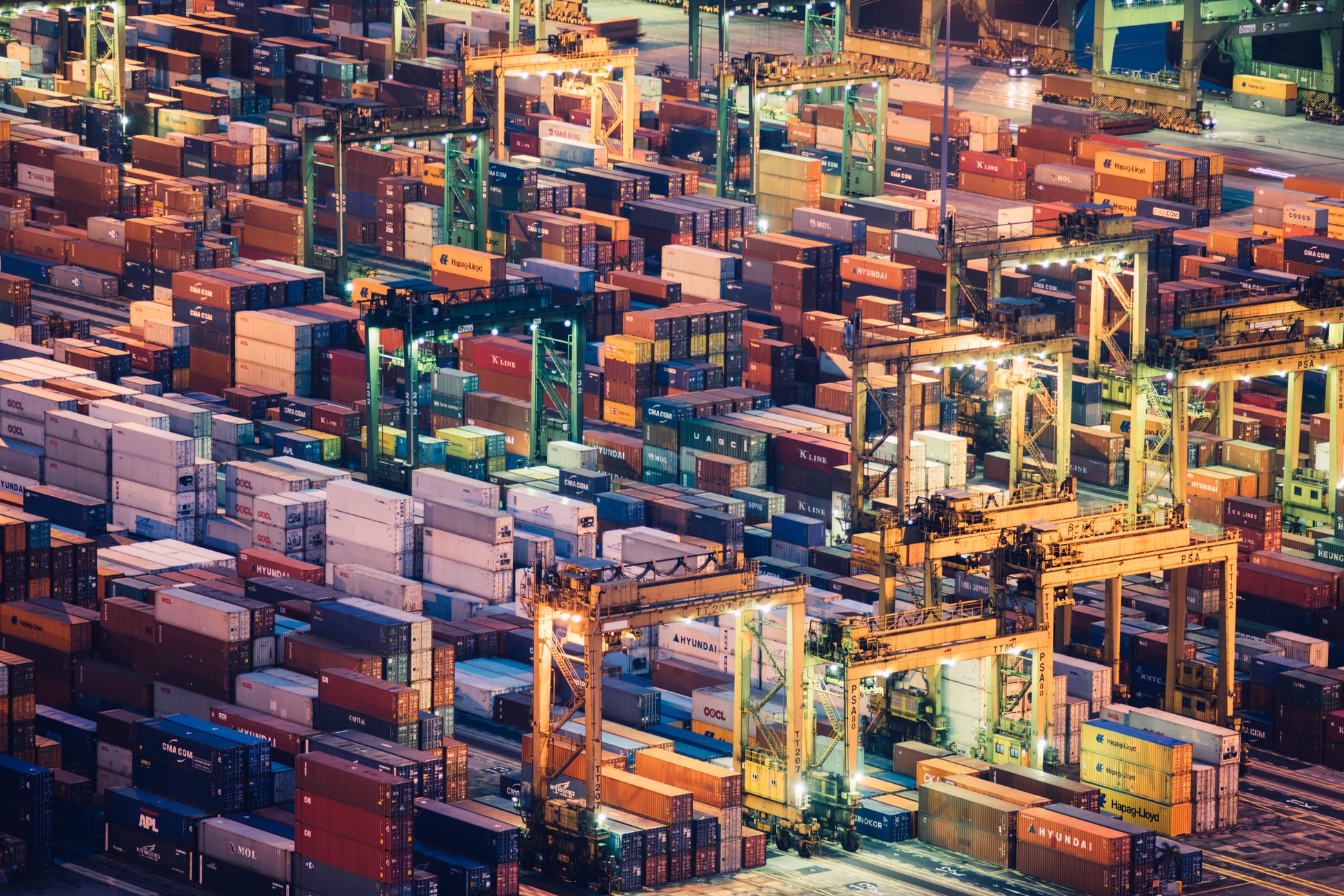 conteneurs chaîne logistique
