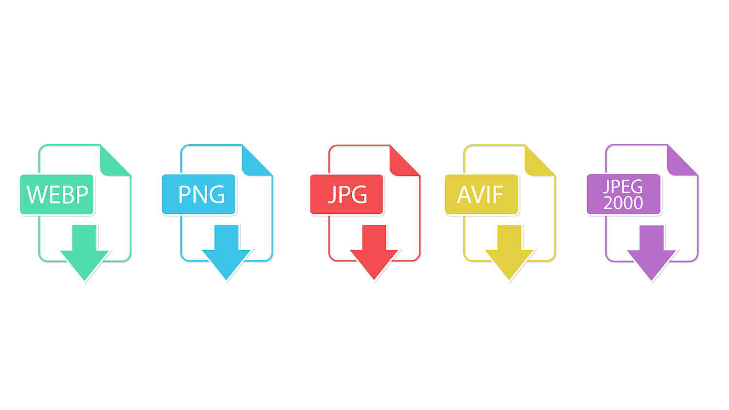 différents formats d'images