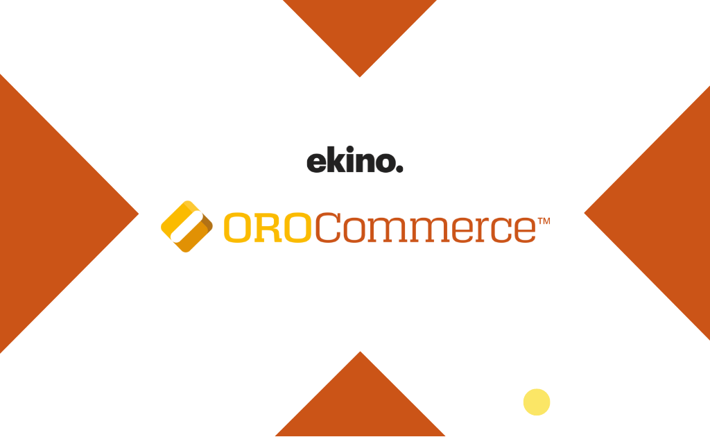 OroCommerce et ekino s'associent pour répondre aux enjeux du e-commerce B2B