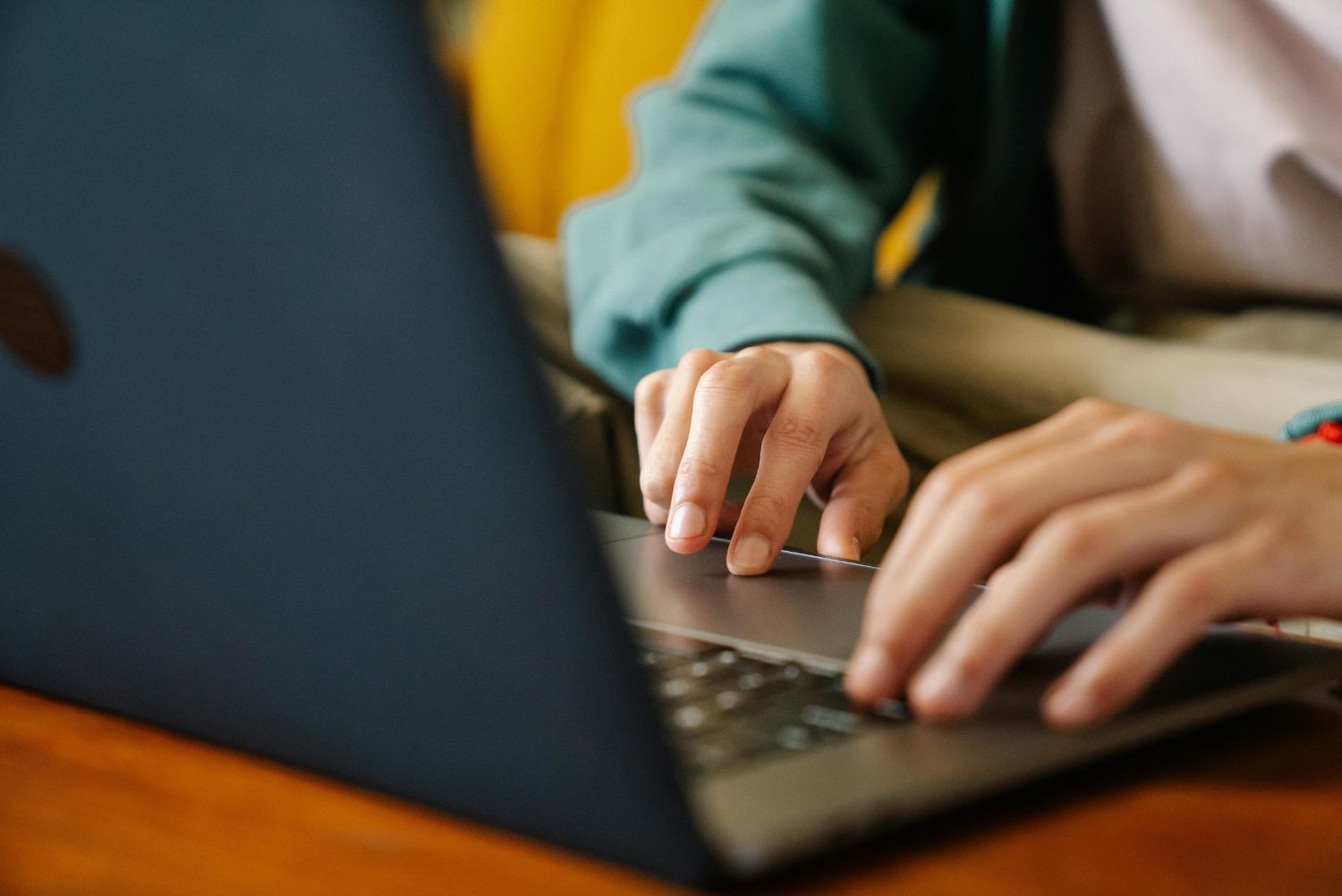 Mais sur un clavier d'ordinateur