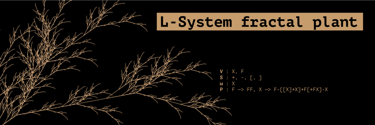 L-System fractal plant